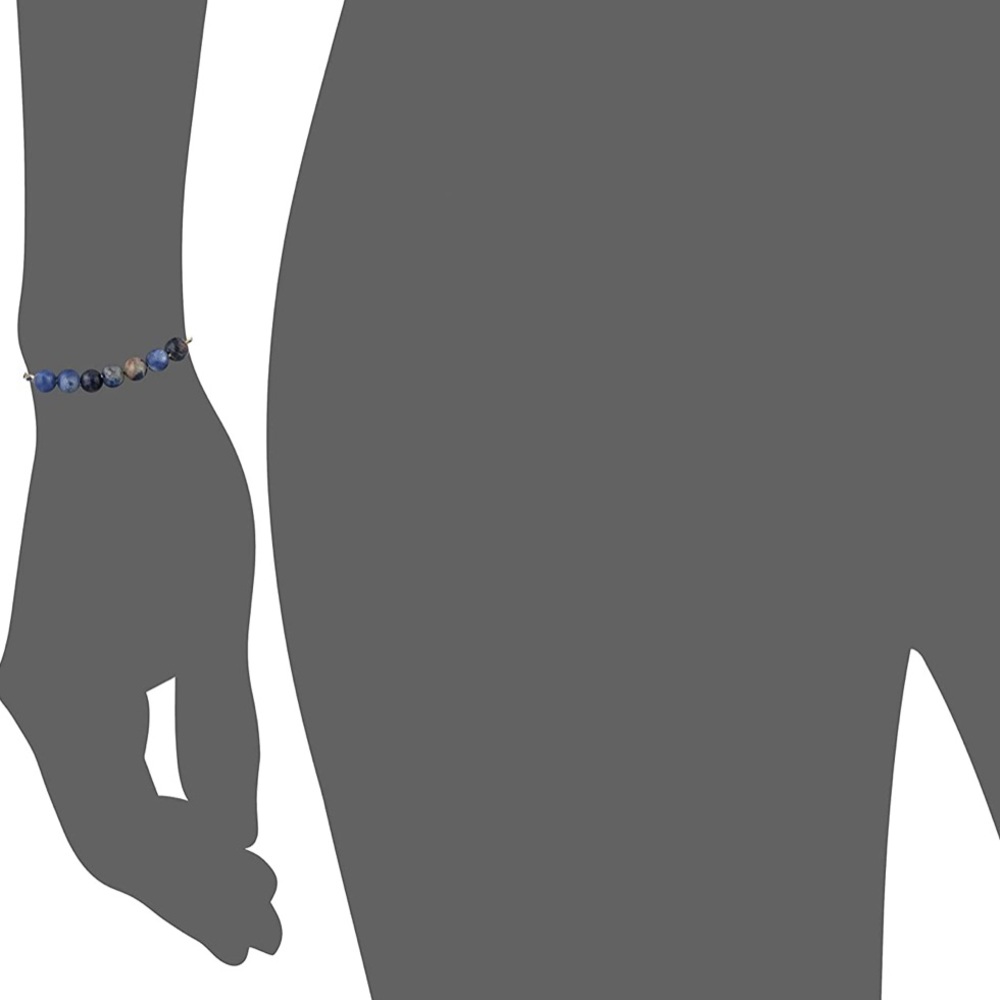 new Alex + Ani ꕥ Sodalite Gemstone Braid Bracelet - Picture 4 of 15